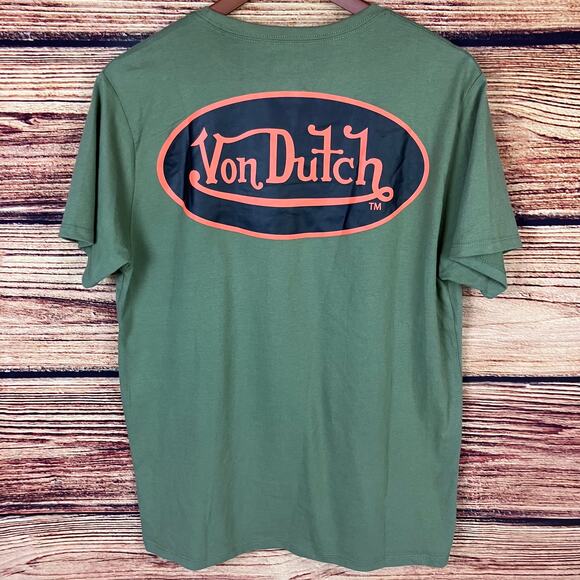 Von Dutch Fashion/Streetwear Brand Double Sided T-shirt - Picture 4 of 9